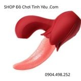  Máy Lưỡi Liếm Âm Đạo Mềm Mại Rung Massage Đá Hạt Le Cô Bé 