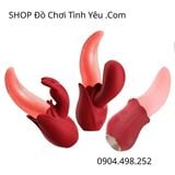  Máy Lưỡi Liếm Âm Đạo Mềm Mại Rung Massage Đá Hạt Le Cô Bé 