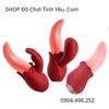 Máy Lưỡi Liếm Âm Đạo Mềm Mại Rung Massage Đá Hạt Le Cô Bé