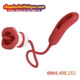  Máy Lưỡi Liếm Dây Kèm Đầu Que Rung Có Thanh Vỗ Đập ALYSS 