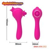  Máy Massage Ba Động Cơ Rung Vỗ Liếm Nhiều Chế Độ Kích Thích 