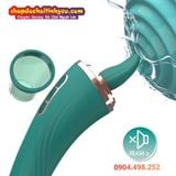  Máy Massage Hai Đầu Liếm Hút Kết Hợp Rung Động Cực Sướng 