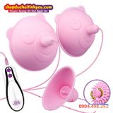  Máy Massage Ngực Hình Gấu Hồng Rung Xoay Tròn Mơn Trớn MOMO 