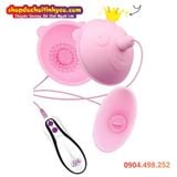  Máy Massage Ngực Hình Gấu Hồng Rung Xoay Tròn Mơn Trớn MOMO 