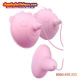  Máy Massage Ngực Hình Gấu Hồng Rung Xoay Tròn Mơn Trớn MOMO 