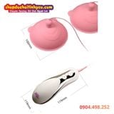  Máy Massage Ngực Hình Gấu Hồng Rung Xoay Tròn Mơn Trớn MOMO 