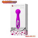  Máy Rung Đầu Tròn 12 Tần Số Kích Thích PRETTY LOVE WADE 