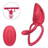 Máy Rung Kích Thích 2 Điểm Điều Khiển Từ Xa Đeo Cho Nam Nữ 