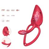  Máy Rung Kích Thích 2 Điểm Điều Khiển Từ Xa Đeo Cho Nam Nữ 