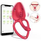  Máy Rung Kích Thích 2 Điểm Điều Khiển Từ Xa Đeo Cho Nam Nữ 
