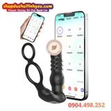  Máy Rung Hậu Môn Có Bi Nổi Kèm Vòng Khóa Tinh Điều Khiển App 