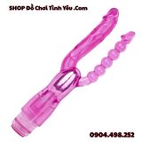  Máy Rung Hậu Môn Hai Đầu Dương Vật Và Chuỗi Bi Kích Thích Kép 