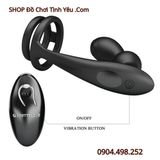  Máy Rung Hậu Môn Kèm Vòng Đôi Khóa Tinh Có Điều Khiển MARSHALL 