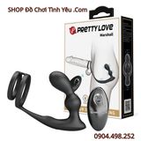  Máy Rung Hậu Môn Kèm Vòng Đôi Khóa Tinh Có Điều Khiển MARSHALL 