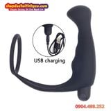  Máy Rung Hậu Môn Tuyến Tiền Liệt Kèm Vòng Khóa Ống Tinh 