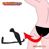  Máy Rung Hậu Môn Tuyến Tiền Liệt Kèm Vòng Khóa Ống Tinh 