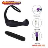  Máy Rung Hậu Môn Tuyến Tiền Liệt Kèm Vòng Khóa Ống Tinh 