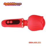  Máy Rung Hoa Hồng Mini Kèm Xoay 360 Độ Mơn Trớn ROSE VIBRATOR 
