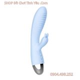  Máy Rung Kép Mạnh Tích Hợp Gia Nhiệt Kèm Đầu Tai Thỏ LETEN 