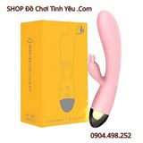  Máy Rung Kép Mạnh Tích Hợp Gia Nhiệt Kèm Đầu Tai Thỏ LETEN 