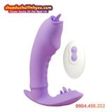  Máy Rung Liếm 2 Đầu Đeo Trong Quần Chip Có Điều Khiển Từ Xa 