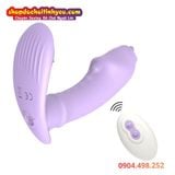  Máy Rung Liếm 2 Đầu Đeo Trong Quần Chip Có Điều Khiển Từ Xa 