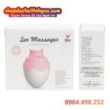  Máy Rung Liếm Kết Hợp Hút Thiết Kế Hình Quả Trứng Gà Mini 