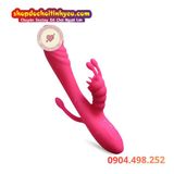  Máy rung lưỡi liếm AV massage làm tình âm đạo hậu môn sưởi ấm 