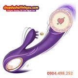  Máy rung mô phỏng dương vật lưỡi massage âm đạo điểm G 2 đầu 