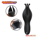  Máy Rung Quy Đầu Thiết Kế Ba Cánh Hoa Có Hạt Nổi Bên Trong 