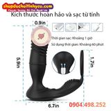  Máy rung thụt cắm hậu môn vòng khóa tinh dịch điều khiển APP 