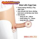  Dương Vật Giả Mặc Quần Lót Silicon Cạp Cao Đặc Ruột Size Lớn 