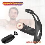  Máy rung thụt cửa sau điều khiển từ xa 3 trong 1 cho nam 