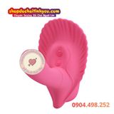  Máy rung vỏ sò hình dương vật mini đeo mặc điều khiển từ xa 
