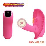  Máy rung vỏ sò hình dương vật mini đeo mặc điều khiển từ xa 