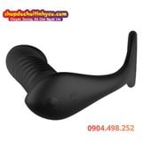  Máy rung thụt hậu môn hình dương vật màu đen ANALPLUG 