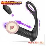  Máy rung thụt hậu môn hình dương vật màu đen ANALPLUG 