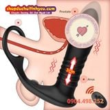  Máy rung thụt hậu môn hình dương vật màu đen ANALPLUG 
