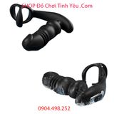  Máy Rung Thụt Hậu Môn Kèm Vòng Đeo Tinh Hoàn Điều Khiển Từ Xa 