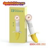  Máy rung thụt mạnh 12 chế độ hình quả chuối tự động đa năng 