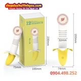  Máy rung thụt mạnh 12 chế độ hình quả chuối tự động đa năng 