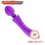  Máy Rung Thụt Tốc Độ Cao 2 Đầu Có Chế Độ Gia Nhiệt Kích Thích 
