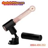  Máy Súng Dương Vật Giả Gân Nổi Rung Thụt Mạnh Có Sưởi Ấm DIBE 