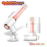  Máy Súng Dương Vật Giả Gân Nổi Rung Thụt Mạnh Có Sưởi Ấm DIBE 
