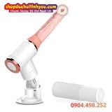  Máy Súng Dương Vật Giả Gân Nổi Rung Thụt Mạnh Có Sưởi Ấm DIBE 