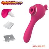  Máy Thủ Dâm Cầm Tay Liếm Lưỡi Kết Hợp Đầu Bú Hút Cho Nữ 