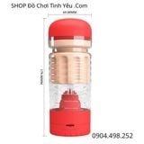  Máy Thủ Dâm Trong Suốt Rung Hút Mạnh Có Lưỡi Liếm PRETTY LOVE 