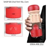  Máy Thủ Dâm Trong Suốt Rung Hút Mạnh Có Lưỡi Liếm PRETTY LOVE 