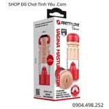  Máy Thủ Dâm Trong Suốt Rung Hút Mạnh Có Lưỡi Liếm PRETTY LOVE 