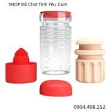  Máy Thủ Dâm Trong Suốt Rung Hút Mạnh Có Lưỡi Liếm PRETTY LOVE 